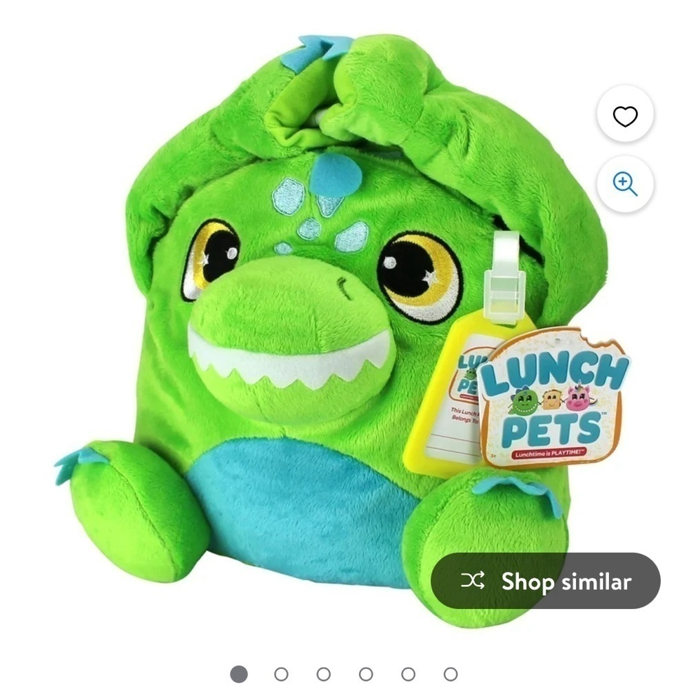 LUNCH PETS | Kids | Munchosaur| Insulated Lunch Box with Clipped Hands Handles